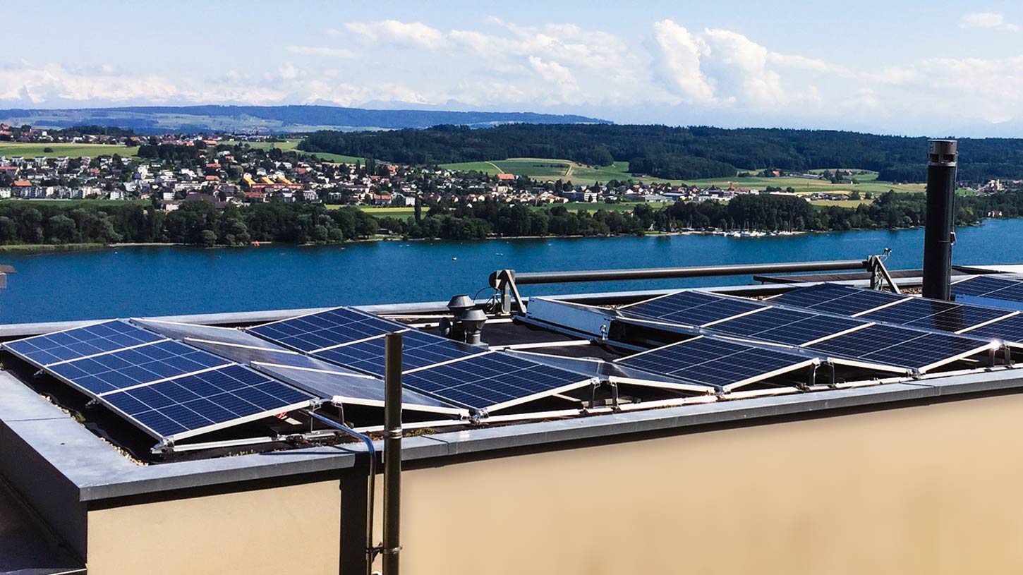 Installation solaire pour votre toit de la Coopérative suisse de l'énergie